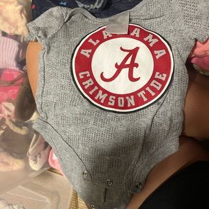 Alabama crimson tide logo onesie